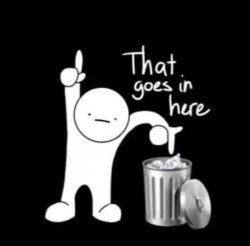 that goes in here Meme Template