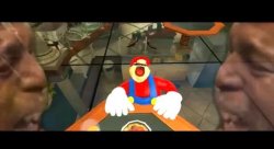 Crying Mario Meme Template