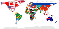 World Flag Map Meme Template
