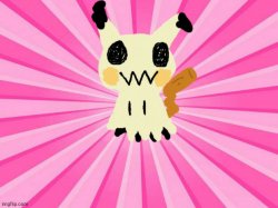 Mimikyu Drawing Meme Template