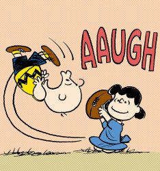 Lucy charlie brown football Meme Template
