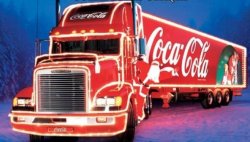 Coca-Cola Christmas truck Meme Template
