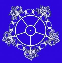 Auroville snowflake Meme Template