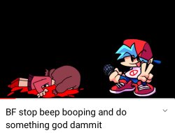 BF, stop beep booping and do something god dammit Meme Template
