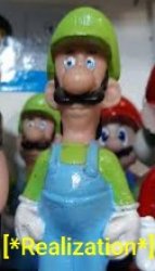 Luigi Realization Meme Template