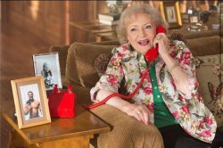 Betty White On The Phone Meme Template