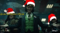 Christmas Loki_Laufeyson_Official Annoucment Template Meme Template
