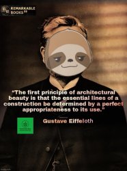 Sloth Gustave Eiffeloth Meme Template