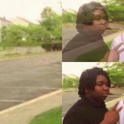 Dissappearing guy reversed Meme Template