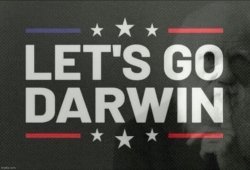 Let’s go Darwin Meme Template