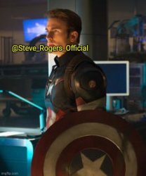 Steve_Rogers_Official Annoucment template Meme Template