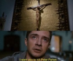 Praying to Kill Peter Parker Meme Template