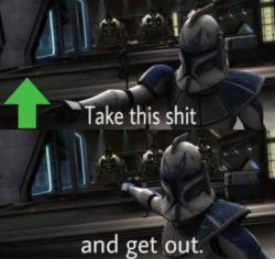 Captain Rex upvote Meme Template