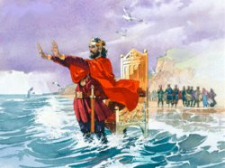 King Canute Meme Template