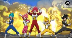 Saiyan Rangers Meme Template