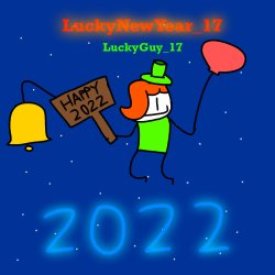 Lucky’s New Year 2022 Template Meme Template