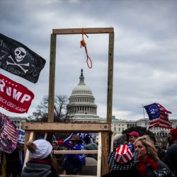 capitol riot insurrection coup Mike Pence gallows noose hanging Meme Template