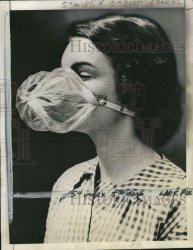 1949 Airplane Oxygen Mask Meme Template