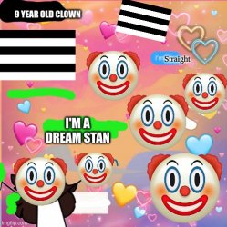 Kawaii the Toxic clown temp Meme Template