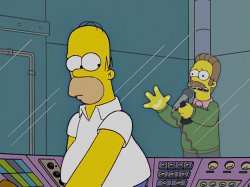 Homer Simpson Flanders Glass. Meme Template