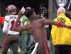 Antonio Brown no Shirt Meme Template