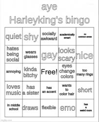 harley bingo Meme Template