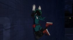 Deku slam against wall Meme Template