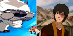 Avatar appa and zuko Meme Template