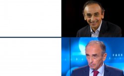 Zemmour content pas content drake Meme Template