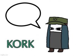 Kork Temp Meme Template