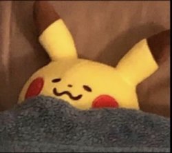Pikachu sleep Meme Template