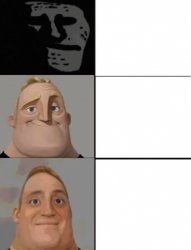 Mr incredible traumatized extended Meme Template