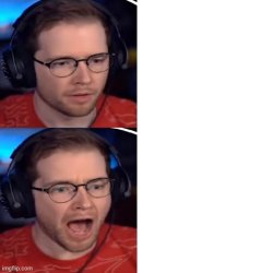 DanTDM panik Meme Template