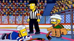 Simpsons Hockey No Bodies Meme Template
