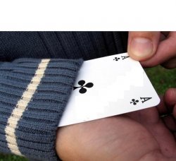 Ace up the sleeve Meme Template