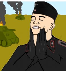 feels good panzer man Meme Template