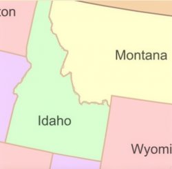 Montana sniffing Idaho Meme Template