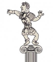 Chad Roman Statue Meme Template