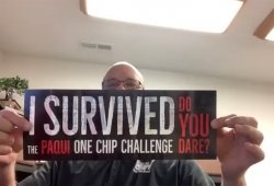 I survived the paqui one chip challenge Meme Template