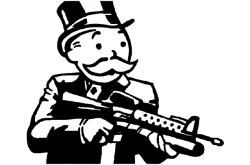 Mr. Monopoly Gets A Gun Meme Template