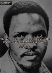 Steve Biko quote Meme Template