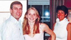 Pedo Prince Andrew with Ghislane Maxwell Meme Template