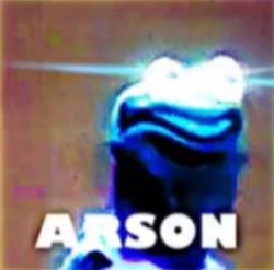 Kermit Arson Meme Template