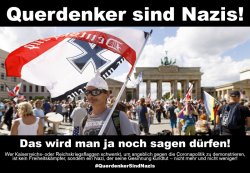 Querdenker sind Nazis Meme Template