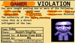 Anti-BVG Violation Meme Template