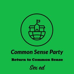 Common Sense Party sex ed Meme Template