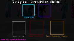 FNF Triple Trouble Template Meme Template