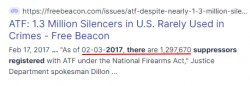 2017 registered suppressors Meme Template