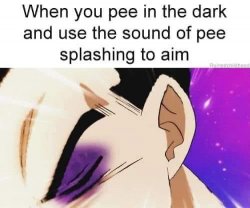 Pee in the dark Meme Template