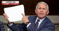 Fauci It says right here Meme Template